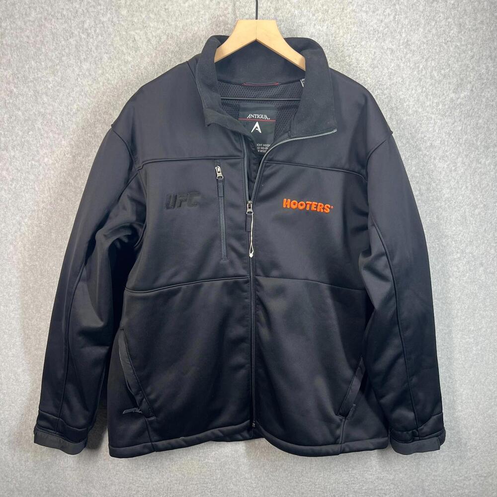 UFC Hooters Ultimate Fighting Championship Black‎ Jacket Coat 2011 Mens XL Rare